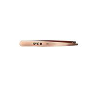 Grip Tweezer Slanted Tip Rose Gold R1 - Professional Precision Beauty Tool for Brow Shaping and Tweezing - Salon-Grade Cosmetic Tweezer with a Rose Gold Finish