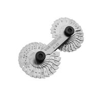 Grip US American National Thread Pitch Gauge MM & SAE Markings - Measures Counts from .25 to 5.5mm and 4 to 42 SAE - 60 Degree Thread Profiles and Locking Devices - Garage, Workshop, Home