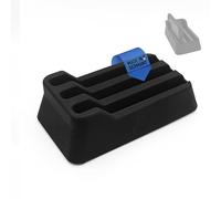 GRIPBLOCKS SSD Organizer Stand for SanDisk, Black, Plastic, Compact Desk Holder for Extreme Portable SSD, 3 Slots