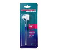 Gripdent Dental Denture Toothbrush - Denture Cleaning and Hygiene Toothbrush - Suitable for: Dentures, Orthodontic Appliances, Bites and Invisible Aligners