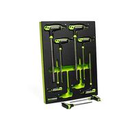 GRIPEDGE 8-PC METRIC HEX T-Handle Driver Set | Sizes - 2, 2.5, 3, 4, 5, 6, 8, 10 MM| Made With S2 Steel | Includes Premium EVA Foam Tray|