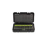 GRIPEDGE Tools | 14-PC Long RPT Star Driver Set | Sizes T6 - T60 | 1/4'' - 3/8'' - 1/2'' Drive | Made With S2 Steel | Includes Premium Plastic Case With A Foam Insert |