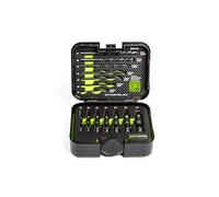 GRIPEDGE Tools | 14PC G-FORS Extractor Set | Sizes #1 - #7 | Left Hand Drill Bits Included | Removes Broken Studs, Stripped Bolts/Screws | Includes Premium Plastic Case with Foam Insert |