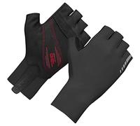 GripGrab Aero TT Professional Cycling Race Gloves - Aerodynamic Short Finger Fingerless Padded - Road-Bike, MTB, CX, Time-Trial,Black,XXL