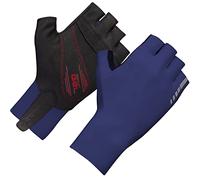 GripGrab Unisex Aero Tt Raceday Time Trial Cycling Aerodynamic Professional Finger Fingerless Road Bike Short Gloves, Navy Blue, XL EU