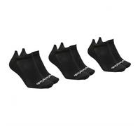 GripGrab - Classic No Show Summer Socks 3-Pack - Cycling socks size 2-5 - XS, black