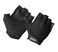 GripGrab EXPLR Padded Short Finger Summer Cycling Gloves - Road & Gravel | Breathable fingerless bike glove with cushioned microsuede palm, silicone grip, and adjustable hook-and-loop closure strap