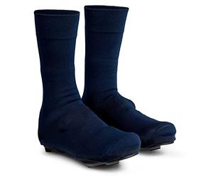GripGrab Flandrien Waterproof Knitted Road Cycling Shoe Covers - High Cut | Windproof insulating aero overshoes with breathable membrane, zipperless stretch fit for race-oriented road bike shoes