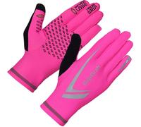 GripGrab Hi-Vis Pink Winter Running Gloves for Enhanced Visibility and Comfort