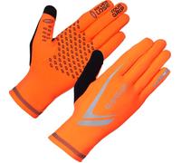 GripGrab Hi-Vis Winter Running Gloves in Orange - Enhanced Visibility & Warmth