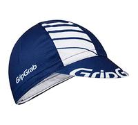 GripGrab Lightweight Summer Cycling Cap UV-Protection Under-Helmet Visor Mesh Hat Thin Breathable SPF Bicycle Headwear Navy/White