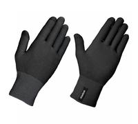 GripGrab Merino Wool Liner Gloves - Black / Medium / Large Black Medium/Large