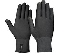 GripGrab Merino Wool Thermal Full Finger Liner Gloves Touchscreen Knitted Inner Cycling Running Hiking Undergloves