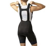 GripGrab PACR Padded Women's Cycling Bib Shorts Summer Road Mountain Gravel Bike Performance Drop-Seat Bib Shorts Women Black