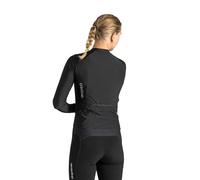 GripGrab Women's PACR Long Sleeve Cycling Jersey Aero Tight Fitting Road MTB Gravel Bike Shirt for Women Breathable Black