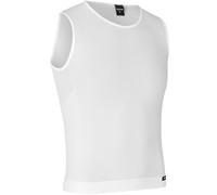 GripGrab PACR Summer Seamless Sleeveless Cycling Base Layer High Performance Breathable Low Bulk Tight Fit Undershirt White