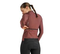 GripGrab ThermaPace Thermal Womens Long Sleeve Jersey Dark Red