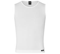 GripGrab PACR Summer Seamless Sleeveless Cycling Base Layer High Performance Breathable Low Bulk Tight Fit Undershirt White