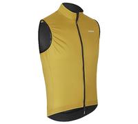 GripGrab PACR Windproof Lightweight Cycling Vest Road MTB Gravel Gilet | Packable windbreaker for Men, 2-way YKK zip, breathable mesh back, water-repellent DWR coating, reflective, tight race fit