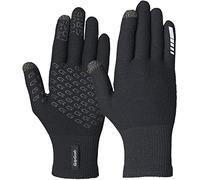 GripGrab Primavera 2 Merino Wool Spring Autumn Cycling Gloves Knitted Touchscreen Full Finger Anti Slip Bicycle Liners