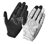GripGrab Rebel Full Finger Summer Mountain Bike Gloves Unpadded Gravel MTB | Thin off-road gloves with non-slip silicone palms, recycled microsuede, touchscreen fingertips and direct handlebar feel