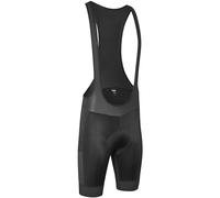 GripGrab Ride Padded Men's Cycling Bib Shorts Road Mountain Gravel Bike Bib Shorts with Leg Pocket UPF Summer Cycle Shorts Black