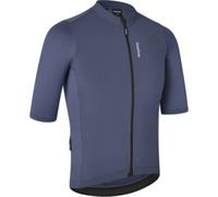 GripGrab Ride Short Sleeve Cycling Jersey Summer MTB Road Gravel Bike Men's Cycle Jersey Full Zip UPF Bicycle Clothing Men Navy Blue
