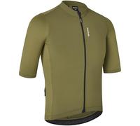GripGrab Ride Short Sleeve Cycling Jersey Summer MTB Road Gravel Bike Men's Cycle Jersey Full Zip UPF Bicycle Clothing Men Olive Green