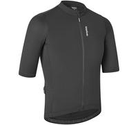 GripGrab Ride Short Sleeve Cycling Jersey Summer MTB Road Gravel Bike Men's Cycle Jersey Full Zip UPF Bicycle Clothing Men Black