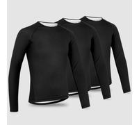 GripGrab Ride Thermo 1 and 3 Pack Winter Cycling Base Layer Long Sleeve Anti Odour Thermal Bicycle Undershirt Vest