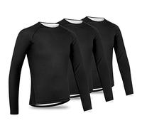 GripGrab Ride Thermal Long Sleeve Base Layer 3-Pack Black