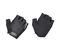 GripGrab Rouleur Padded Short Finger Summer Cycling Gloves - Road & Gravel | Short finger gloves for budget-conscious cyclists with fastener, pull-out aid and sweat wiper on the thumb