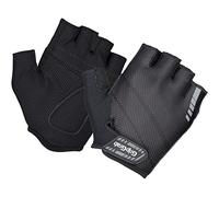 GripGrab Rouleur Padded Short Finger Summer Cycling Gloves - Road & Gravel | Short finger gloves for budget-conscious cyclists with fastener, pull-out aid and sweat wiper on the thumb