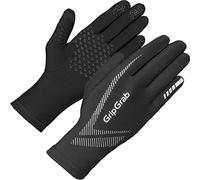 GripGrab Running UltraLight Full-Finger Touchscreen Gloves - Highly Breathable Race Competition Trail Marathon Jogging,Black,XS