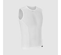 GripGrab PACR Spring Autumn Sleeveless Cycling Base Layer MTB Road Gravel Bike Undershirt White