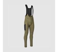 GripGrab ThermaPace Thermal Bib Tights Olive Green