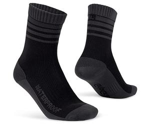 GripGrab Unisex Gripgrab Unisex Waterproof Merino Thermal Cycling Winter Wool Thick Warm Insulating Padded Dur Socks, Black, S UK