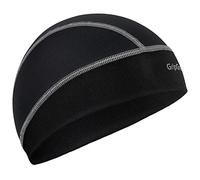 GripGrab UPF 50+ Lightweight UV-Protection Under Helmet Summer Cycling Skull Cap Breathable Bicycle MTB Gravel Bike Hat Black