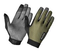 GripGrab - Vertical 2 InsideGrip Full Finger Summer Gloves - Gloves size XL - 11, grey