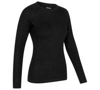 GripGrab - Women's Merino Blend Thermal L/S Base Layer - Merino base layer size L, black