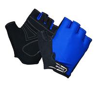 GripGrab X-Trainer Junior Kids Fingerless Padded Cycling Gloves | Cushioned short finger summer mitts for children, with palm padding and easy pull-off tabs for boys and girls