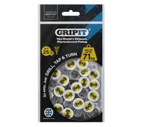 Gripit 15Mm Gripit Fixing Pack Of 25 Yellow, Yellow