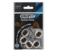 Gripit 20Mm Gripit Fixing Pack Of 8 Brown, Brown