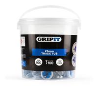 Gripit 25Mm Gripit Fixing Pack Of 100 Blue, Blue