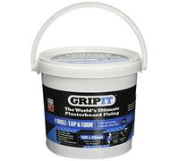 Gripit GP25100 Plasterboard Fixings For Stud Walls - Max Load 113Kg (100 Pack), Blue, 25mm (Packaging may vary)