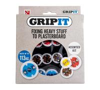Gripit Grip It 32 Piece Assorted Set 71Kg 74Kg 93Kg 113Kg Plasterboard Fixings