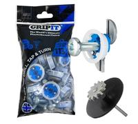 Gripit Grip It Blue 25mm Plasterboard Fixing Bolts + Recess Cutter 113Kg Cap