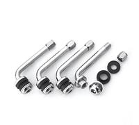 Griplow 90 Degree Valve stem Size 2.36'' (60mm) for JDM, Euro, US 1 2 3 Multi-Piece Wheels Rim Cap tire (gw60)