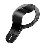GripMate for MagSafe Phone Grip for iPhone - Magnetic Phone Ring Holder Detachable for iPhone 17 - Comfortable Finger Phone Loop Grip for Apple 16/15/14/13/12, Black
