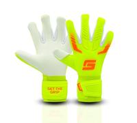 GRIPMODE Venom Junior 2.0 Children's Goalkeeper Gloves with Large Catching Area Football Goalkeeper Gloves with 3 mm Griptec Latex for Extra Grip Size 4-6